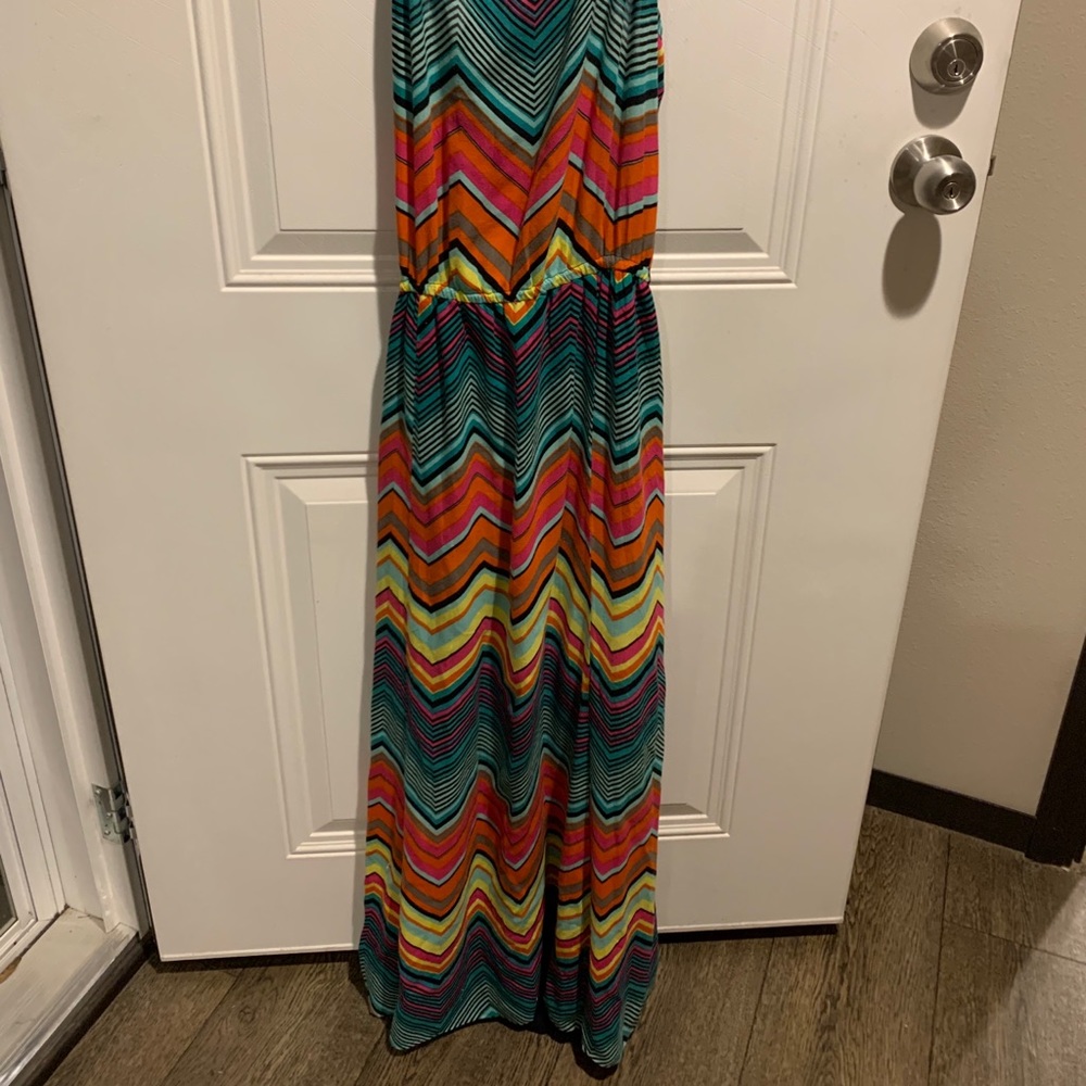 Colorful maxi dress!